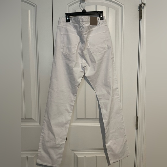 Massimo Dutti White Straight Leg Pants Size 27 Women’s - NWOT - Picture 4 of 8